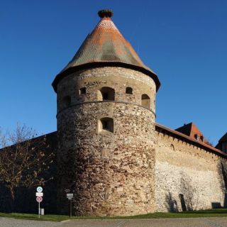 Turm mit Storchennest - Burg Hohenberg an der Eger in der ErlebnisRegion Fichtelgebirge